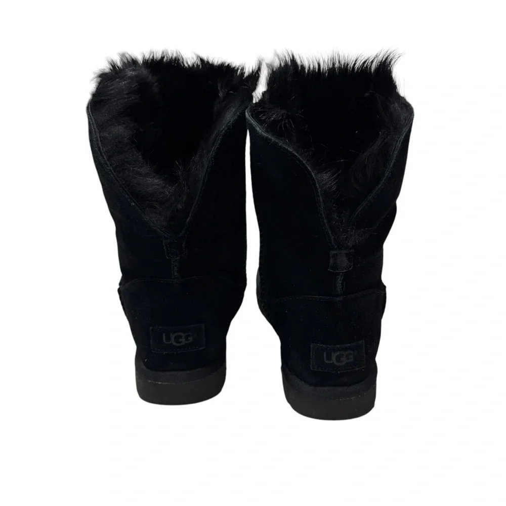 UGG 1012388 Valentina Women’s Black‎ Short Boots Size 8